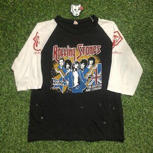 Vintage 1978 Rolling-stones “Coming to America” Tour Tee